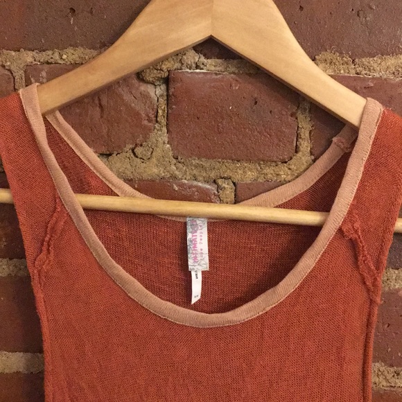 Free people Terra cotta tank top - Picture 3 of 5